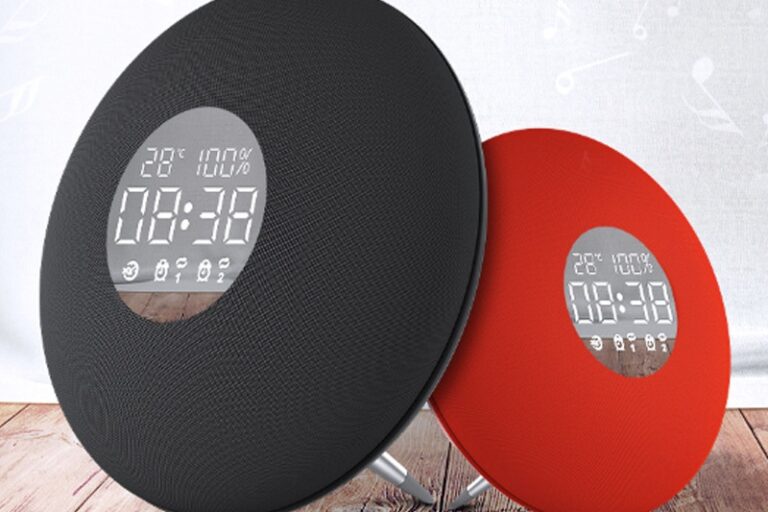 Clock speaker alarm clock bluetooth speaker (7)