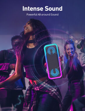 A8PRO Bluetooth speaker 20W waterproof RGB deep bass wireless