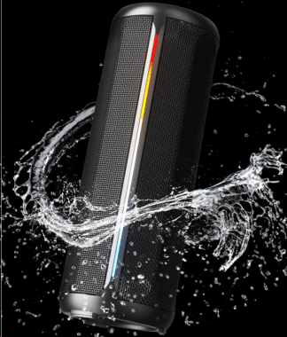 Bluetooth 5.4 Portable Waterproof Speaker with 24-Hour Playtime