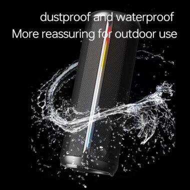 Bluetooth 5.4 Portable Waterproof Speaker with 24-Hour Playtime