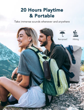 IPX7 waterproof 20W Bluetooth speaker outdoor portable