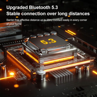  RGB LED Portable Waterproof Bluetooth Speaker for Outdoor Use