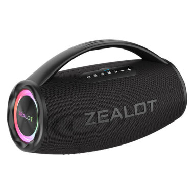 High power portable waterproof Bluetooth speaker with RGB LED lights