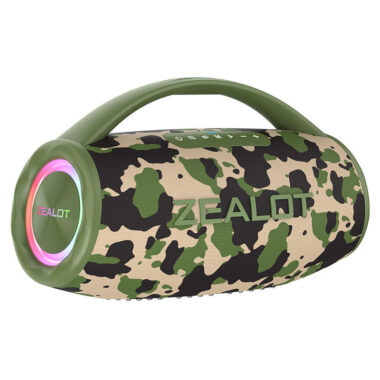 High power portable waterproof Bluetooth speaker with RGB LED lights