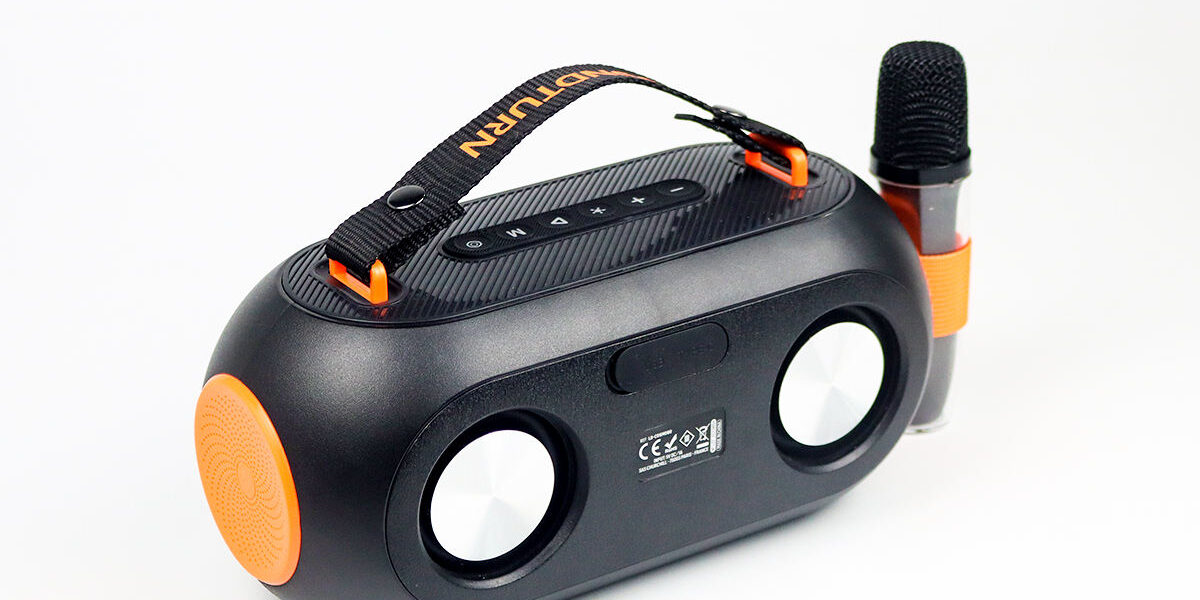 Outdoor Bluetooth Speaker with Wireless Microphone and Amplifier