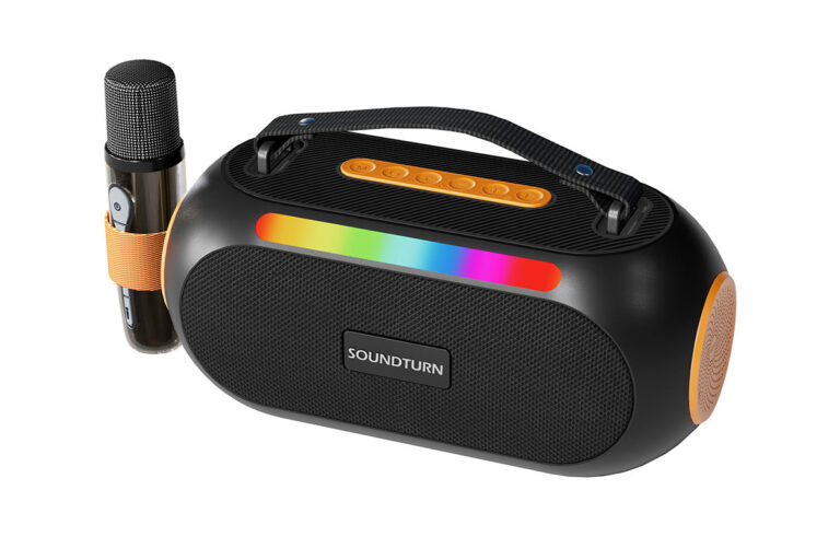 Outdoor Bluetooth Speaker with Wireless Microphone and Amplifier