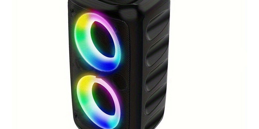 Smart Outdoor Party Bluetooth Speaker with LED Lights