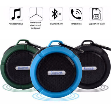  Mini waterproof Bluetooth speaker with suction cup for shower