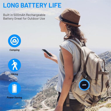  Mini waterproof Bluetooth speaker with suction cup for shower