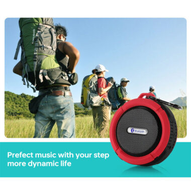  Mini waterproof Bluetooth speaker with suction cup for shower