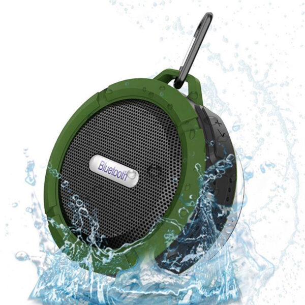 Mini waterproof Bluetooth speaker with suction cup for shower
