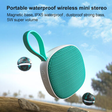  Portable outdoor Bluetooth speaker for sports and entertainment