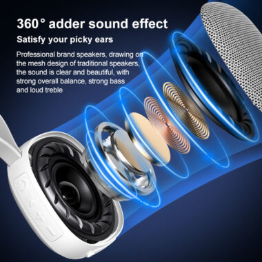  Portable outdoor Bluetooth speaker for sports and entertainment