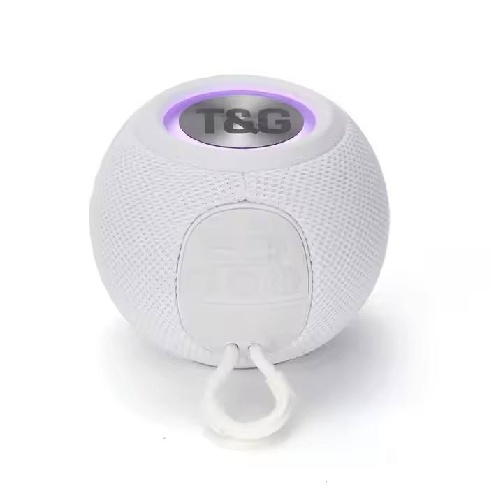 TG337 Portable Bluetooth Speaker with Colorful Lamp and Fabric Cover